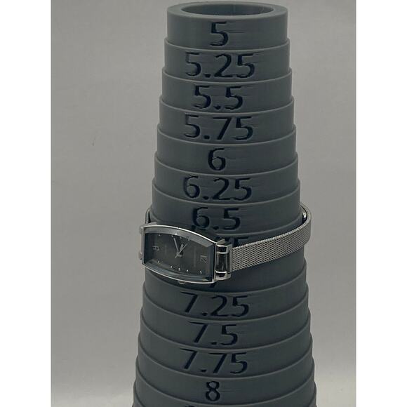 Hillard & Hanson Women's Watch 18mm Mesh Steel Adjustable Band - New Battery - Picture 9 of 9